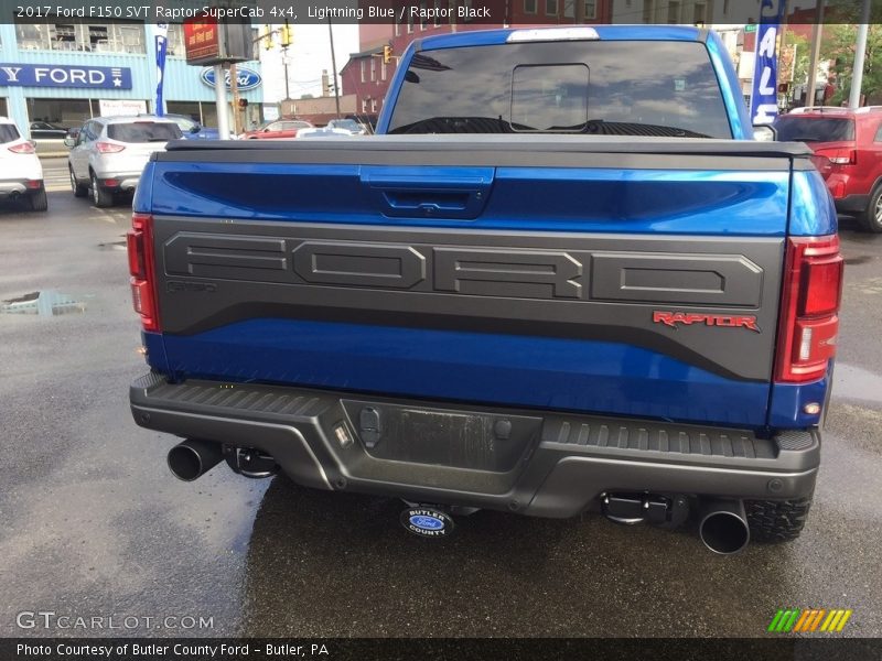  2017 F150 SVT Raptor SuperCab 4x4 Lightning Blue