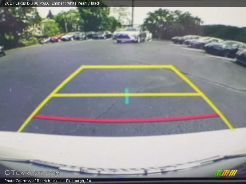 Eminent White Pearl / Black 2017 Lexus IS 300 AWD
