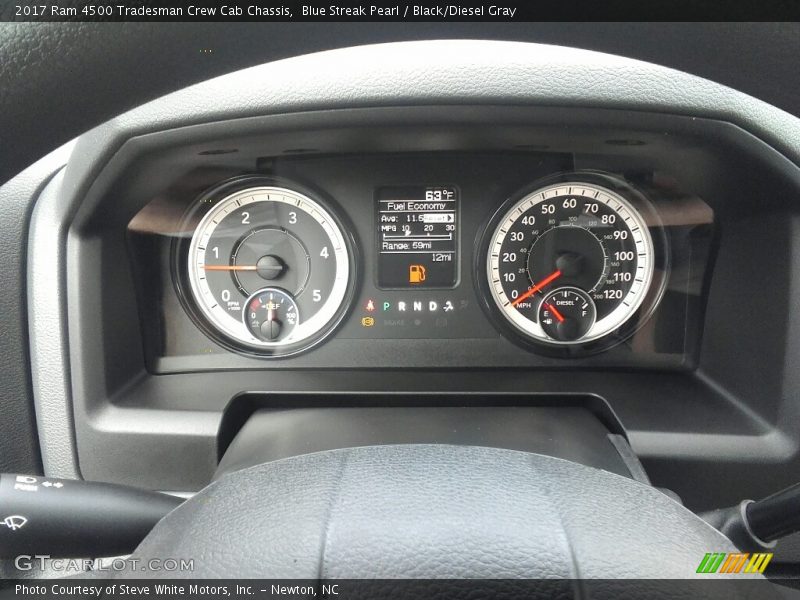 Blue Streak Pearl / Black/Diesel Gray 2017 Ram 4500 Tradesman Crew Cab Chassis