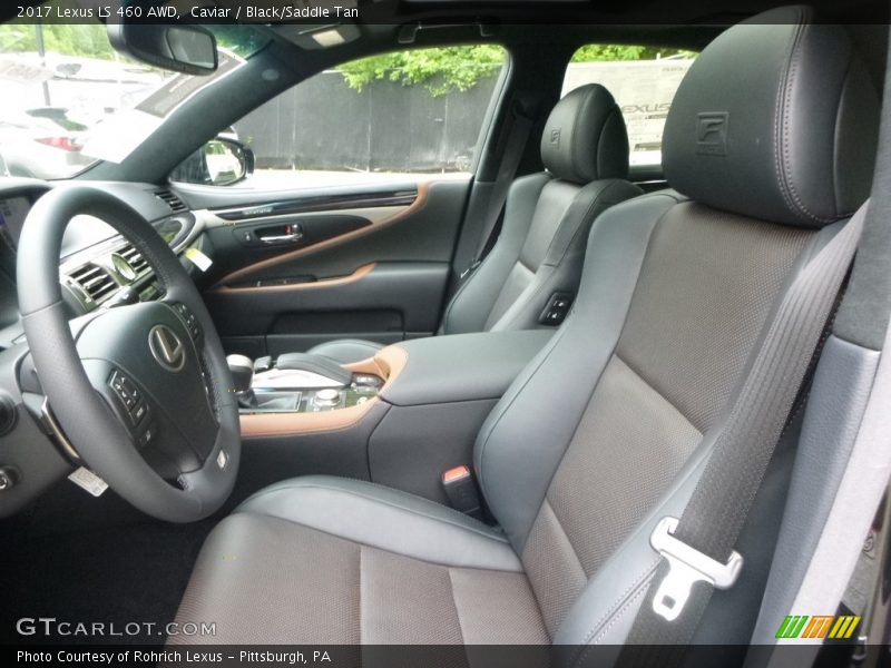  2017 LS 460 AWD Black/Saddle Tan Interior