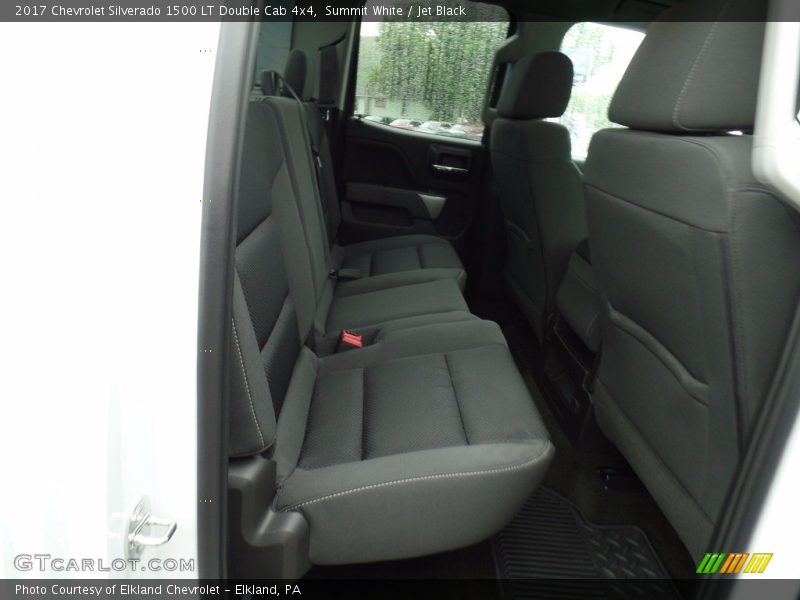Summit White / Jet Black 2017 Chevrolet Silverado 1500 LT Double Cab 4x4