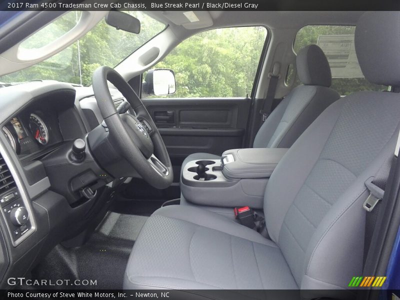 Blue Streak Pearl / Black/Diesel Gray 2017 Ram 4500 Tradesman Crew Cab Chassis