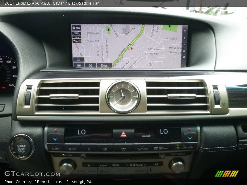 Controls of 2017 LS 460 AWD