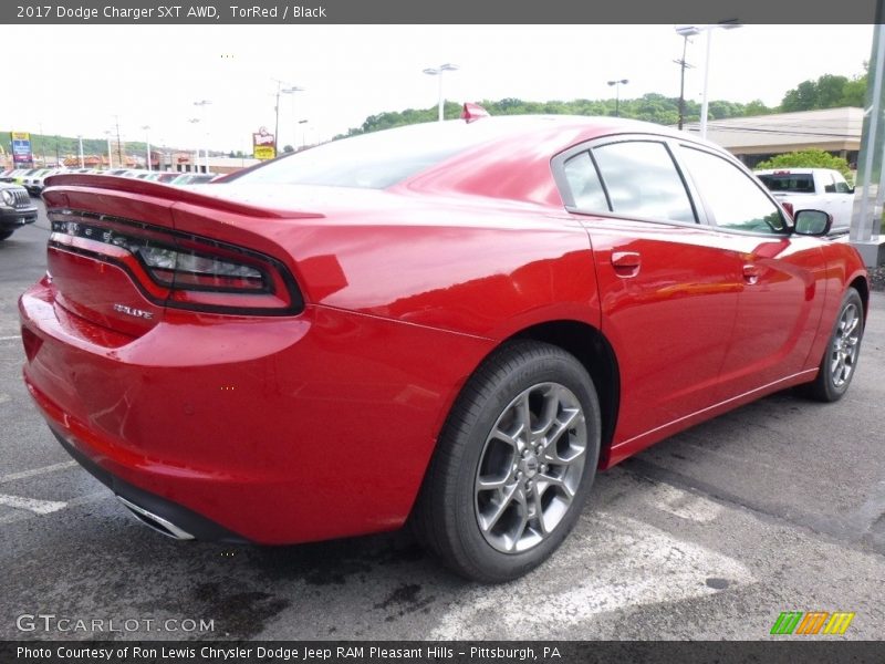 TorRed / Black 2017 Dodge Charger SXT AWD