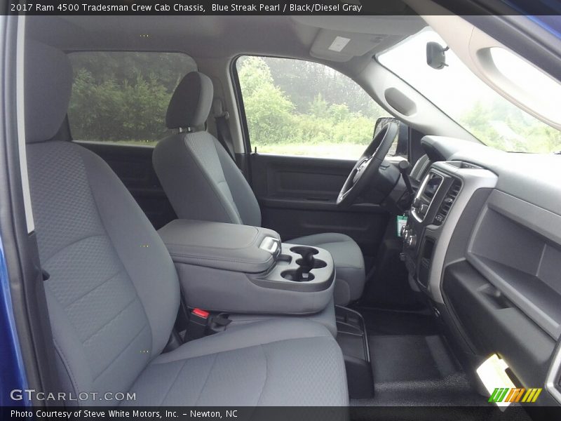 Blue Streak Pearl / Black/Diesel Gray 2017 Ram 4500 Tradesman Crew Cab Chassis