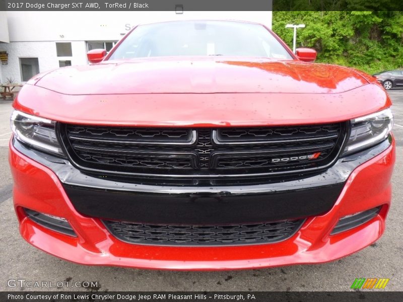 TorRed / Black 2017 Dodge Charger SXT AWD