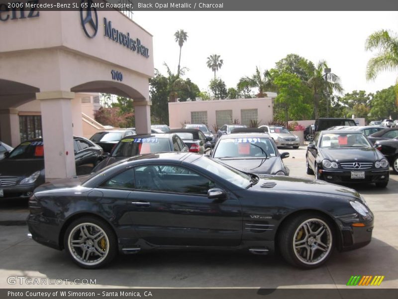 Black Opal Metallic / Charcoal 2006 Mercedes-Benz SL 65 AMG Roadster