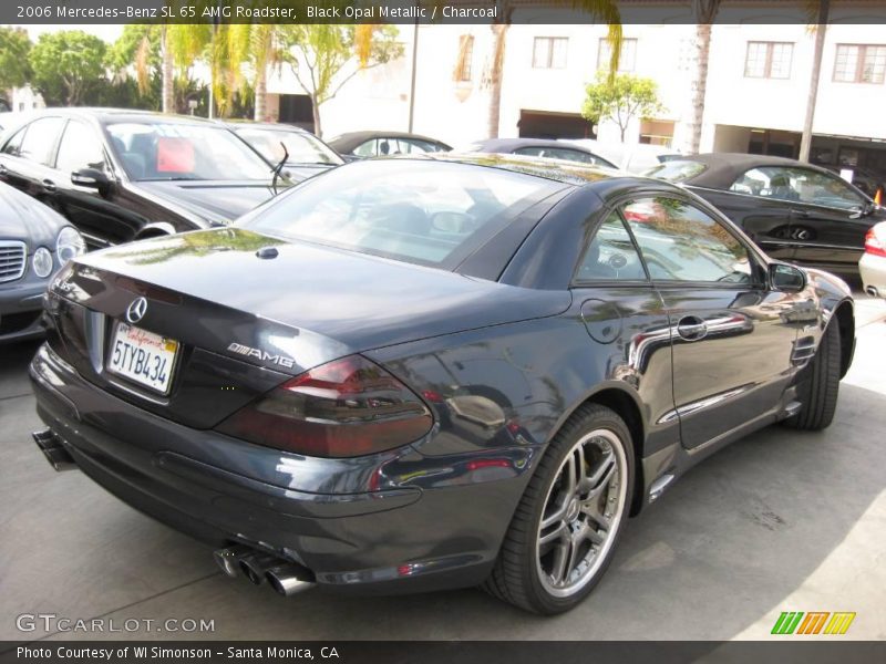 Black Opal Metallic / Charcoal 2006 Mercedes-Benz SL 65 AMG Roadster