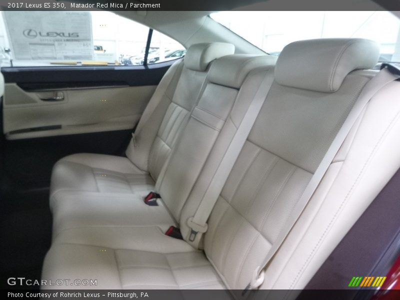 Matador Red Mica / Parchment 2017 Lexus ES 350