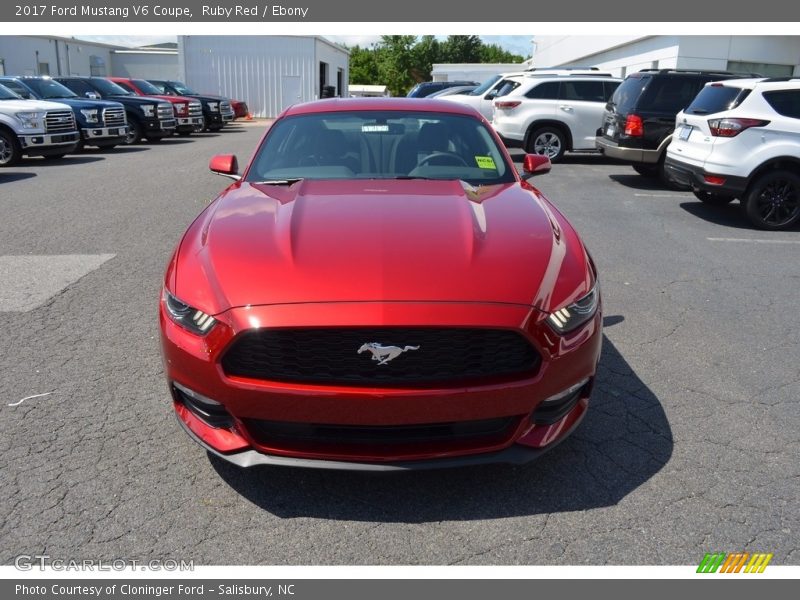 Ruby Red / Ebony 2017 Ford Mustang V6 Coupe