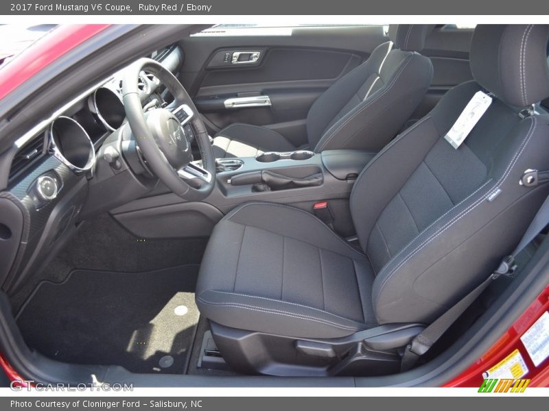 Ruby Red / Ebony 2017 Ford Mustang V6 Coupe