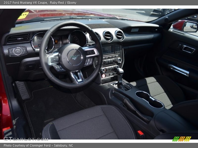 Ruby Red / Ebony 2017 Ford Mustang V6 Coupe