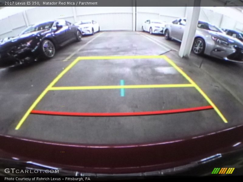 Matador Red Mica / Parchment 2017 Lexus ES 350