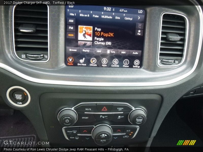 TorRed / Black 2017 Dodge Charger SXT AWD