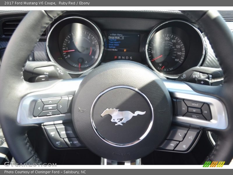 Ruby Red / Ebony 2017 Ford Mustang V6 Coupe