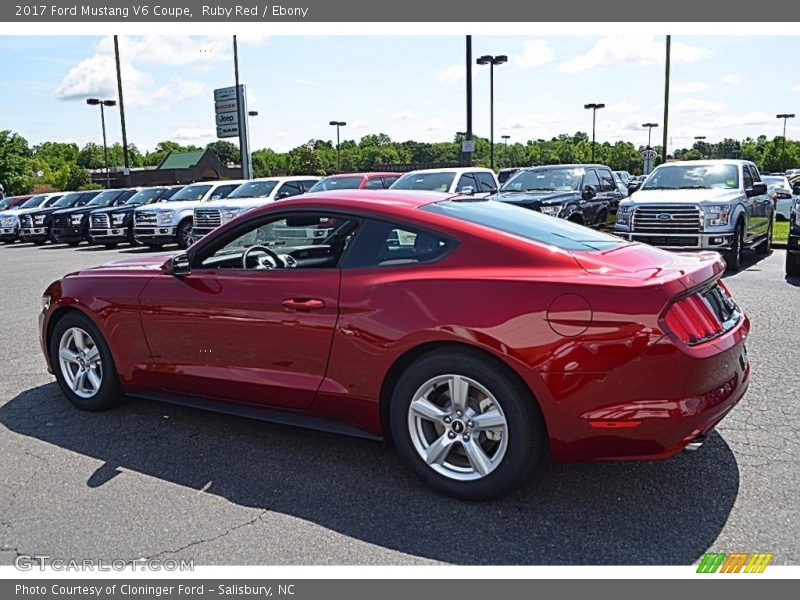 Ruby Red / Ebony 2017 Ford Mustang V6 Coupe