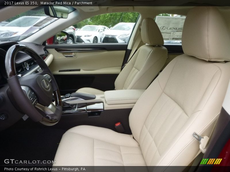 Matador Red Mica / Parchment 2017 Lexus ES 350