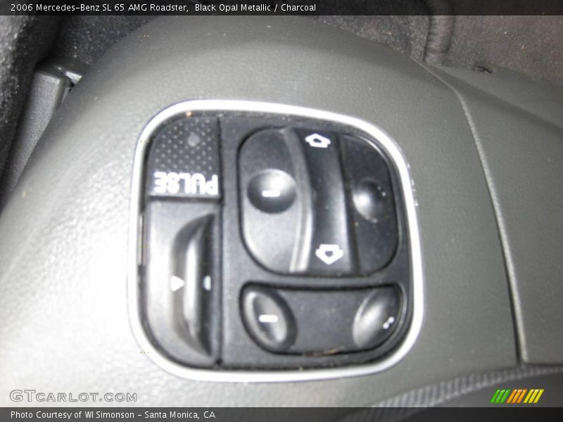 Black Opal Metallic / Charcoal 2006 Mercedes-Benz SL 65 AMG Roadster