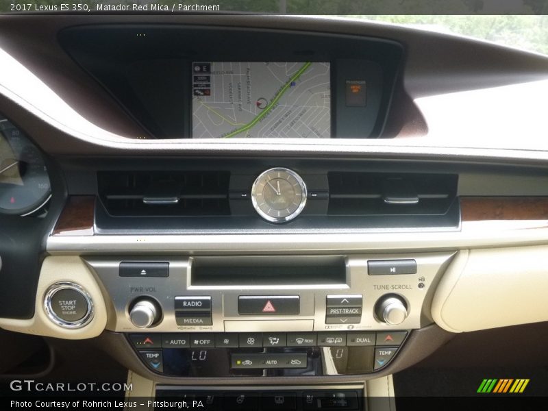 Matador Red Mica / Parchment 2017 Lexus ES 350