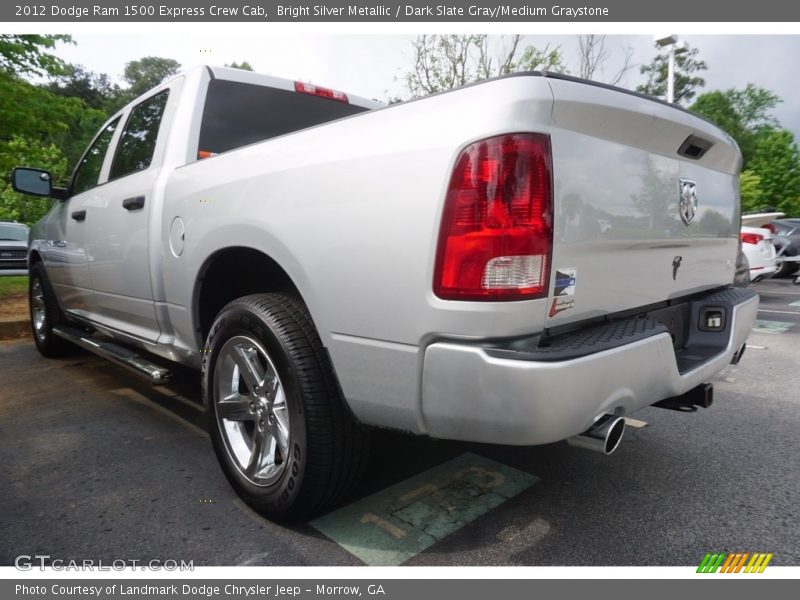 Bright Silver Metallic / Dark Slate Gray/Medium Graystone 2012 Dodge Ram 1500 Express Crew Cab