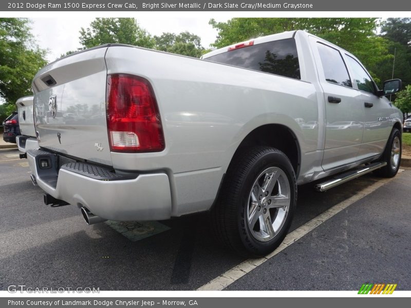 Bright Silver Metallic / Dark Slate Gray/Medium Graystone 2012 Dodge Ram 1500 Express Crew Cab