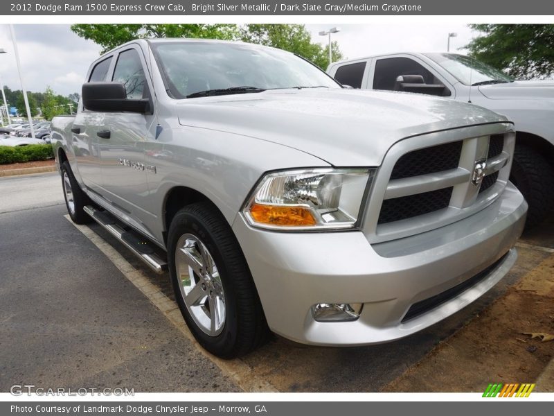 Bright Silver Metallic / Dark Slate Gray/Medium Graystone 2012 Dodge Ram 1500 Express Crew Cab