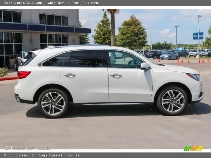 White Diamond Pearl / Parchment 2017 Acura MDX Advance