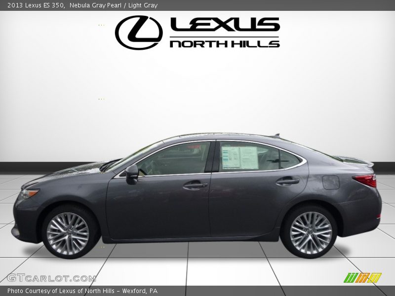 Nebula Gray Pearl / Light Gray 2013 Lexus ES 350