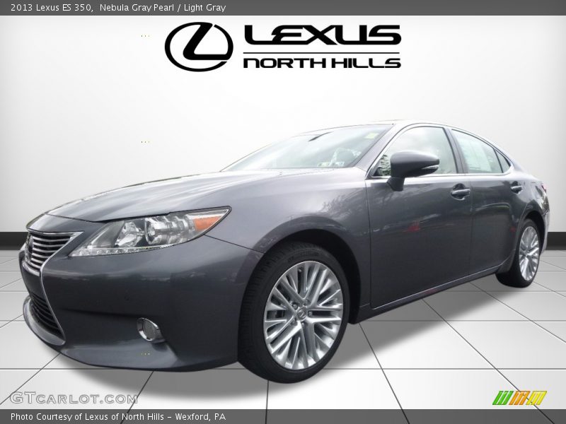 Nebula Gray Pearl / Light Gray 2013 Lexus ES 350