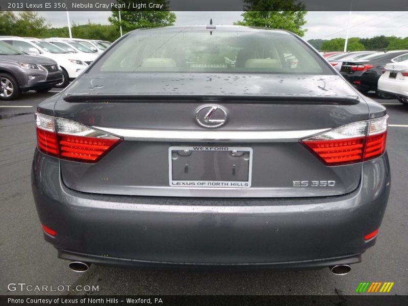 Nebula Gray Pearl / Light Gray 2013 Lexus ES 350