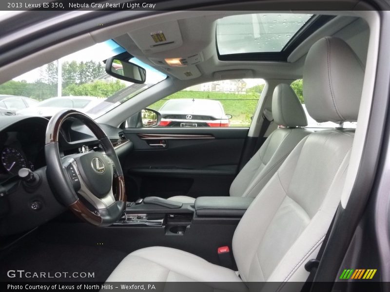 Nebula Gray Pearl / Light Gray 2013 Lexus ES 350