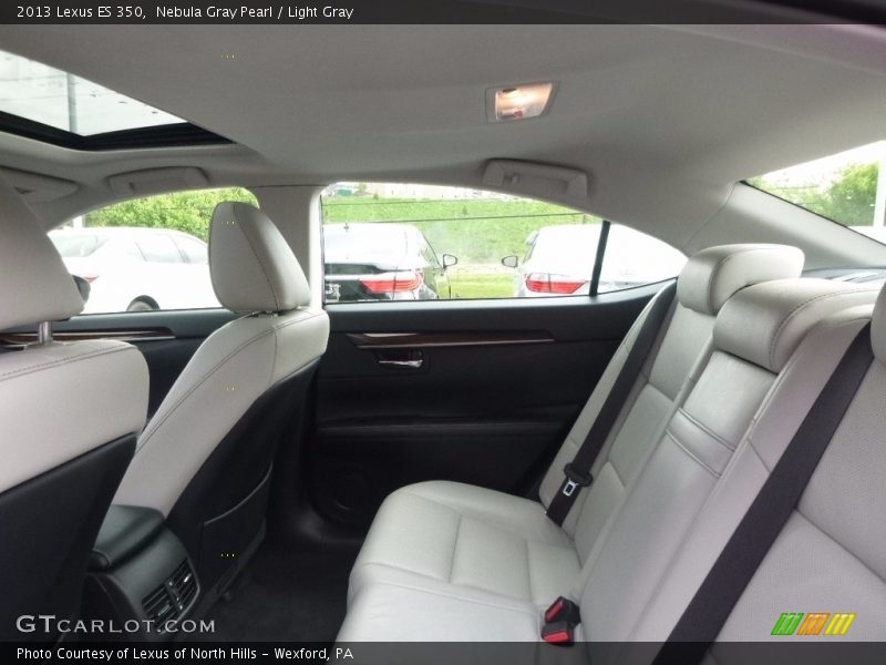 Nebula Gray Pearl / Light Gray 2013 Lexus ES 350