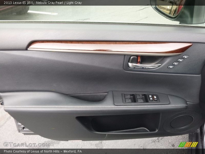 Nebula Gray Pearl / Light Gray 2013 Lexus ES 350