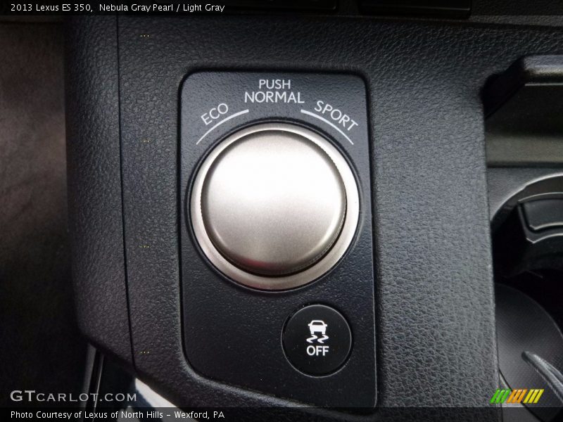 Nebula Gray Pearl / Light Gray 2013 Lexus ES 350