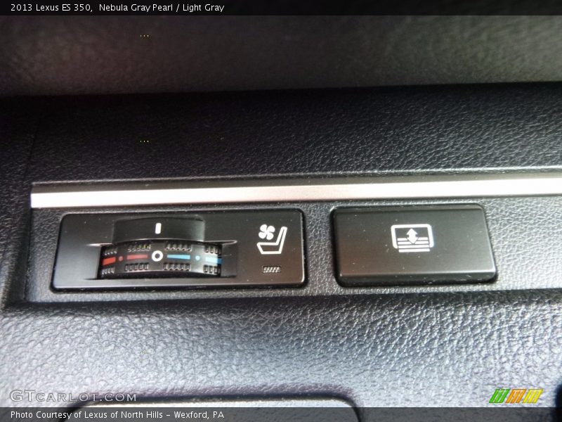 Nebula Gray Pearl / Light Gray 2013 Lexus ES 350