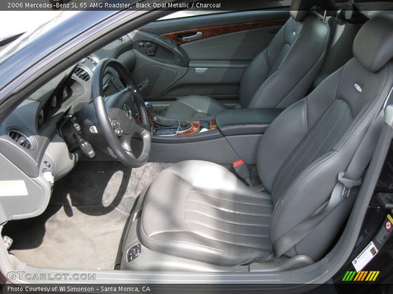 Black Opal Metallic / Charcoal 2006 Mercedes-Benz SL 65 AMG Roadster