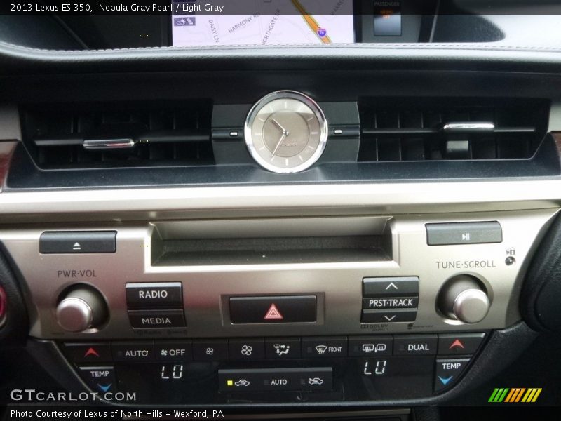 Nebula Gray Pearl / Light Gray 2013 Lexus ES 350