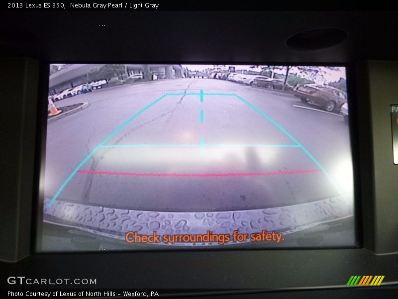 Nebula Gray Pearl / Light Gray 2013 Lexus ES 350