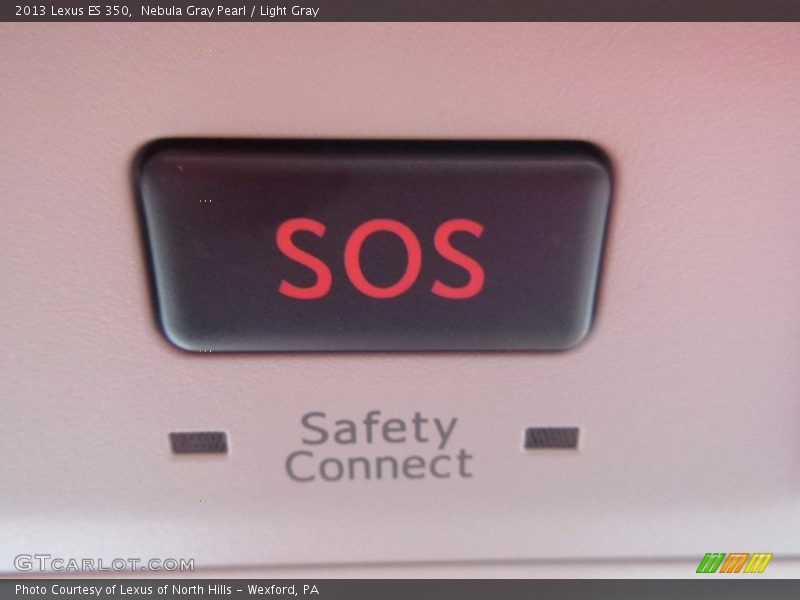 Nebula Gray Pearl / Light Gray 2013 Lexus ES 350
