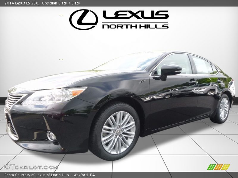 Obsidian Black / Black 2014 Lexus ES 350