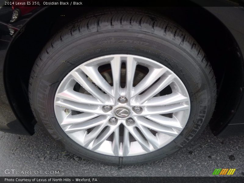 Obsidian Black / Black 2014 Lexus ES 350