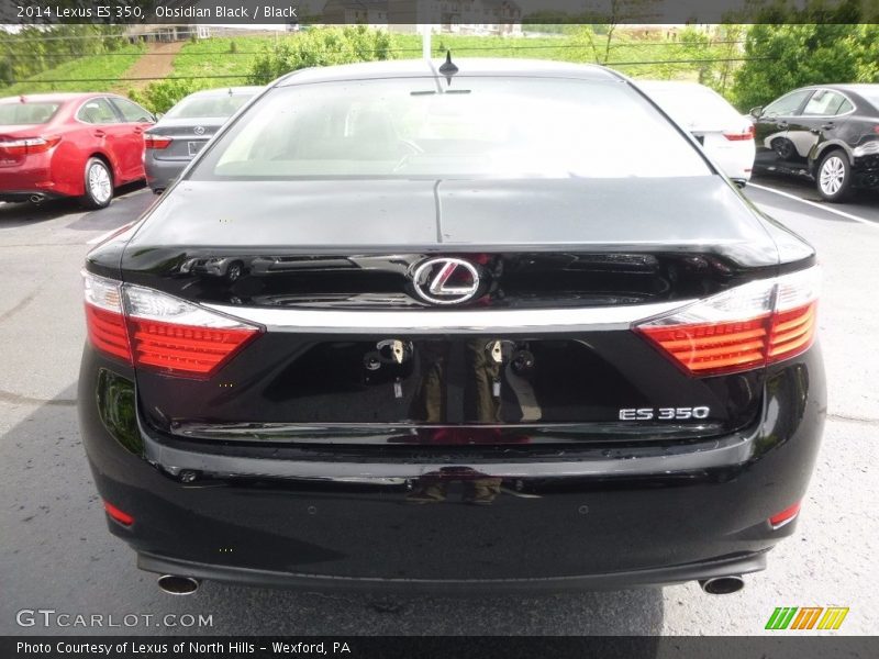 Obsidian Black / Black 2014 Lexus ES 350