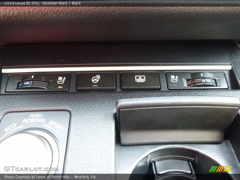 Obsidian Black / Black 2014 Lexus ES 350