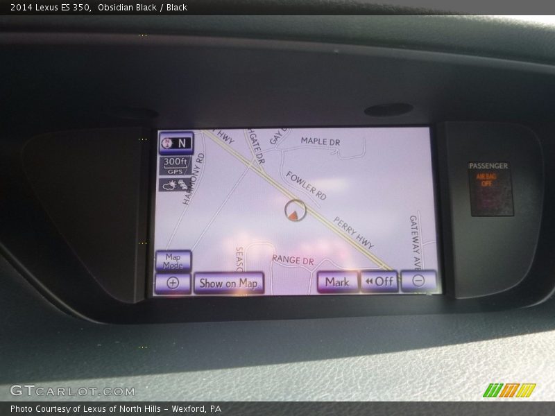 Obsidian Black / Black 2014 Lexus ES 350