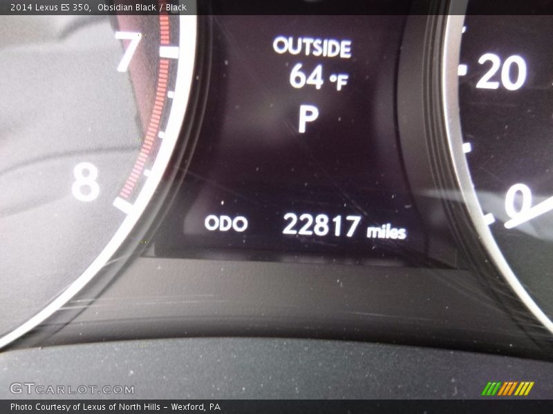 Obsidian Black / Black 2014 Lexus ES 350