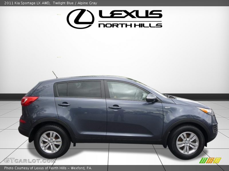 Twilight Blue / Alpine Gray 2011 Kia Sportage LX AWD