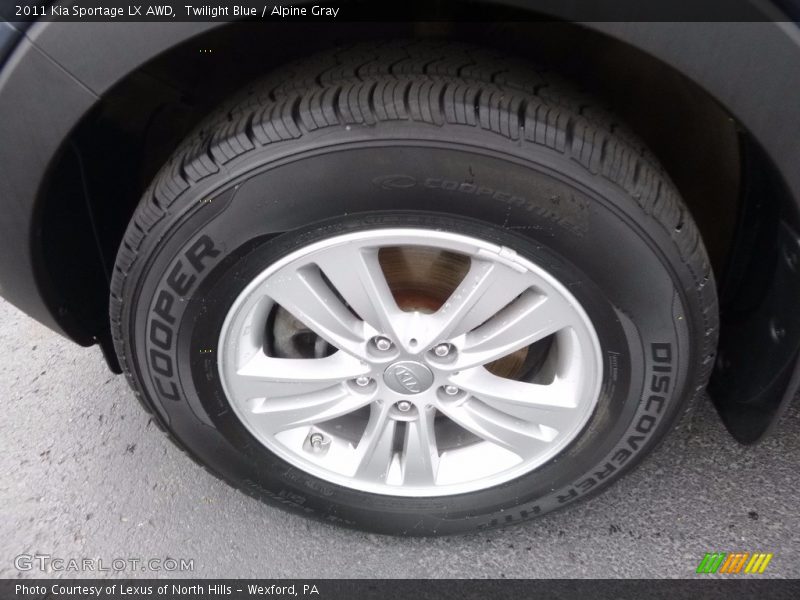 Twilight Blue / Alpine Gray 2011 Kia Sportage LX AWD