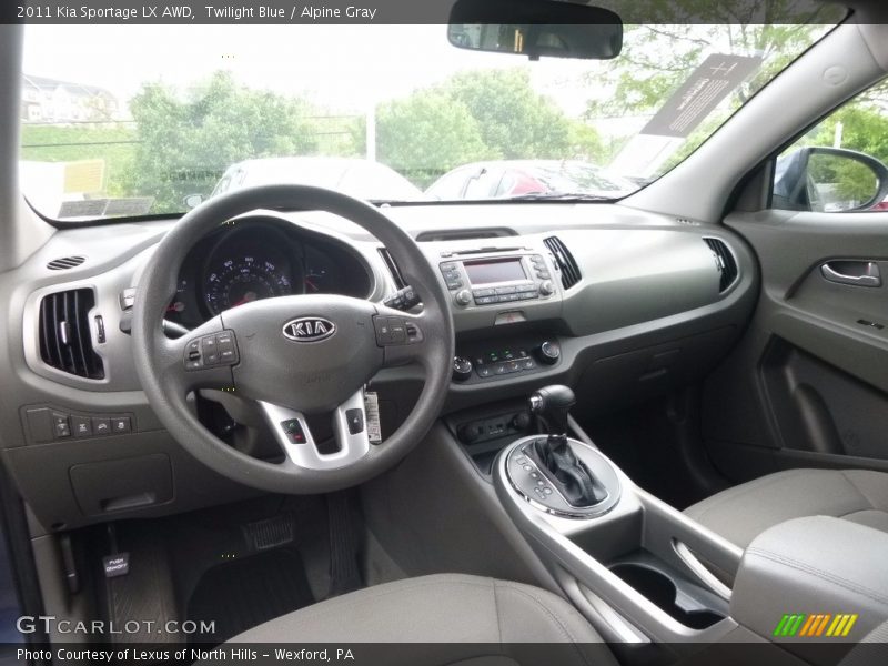 Twilight Blue / Alpine Gray 2011 Kia Sportage LX AWD