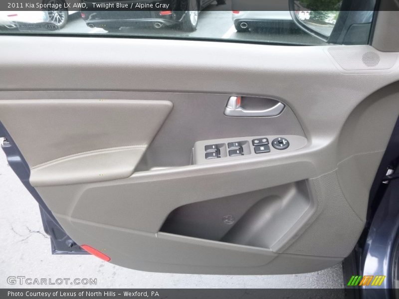 Twilight Blue / Alpine Gray 2011 Kia Sportage LX AWD