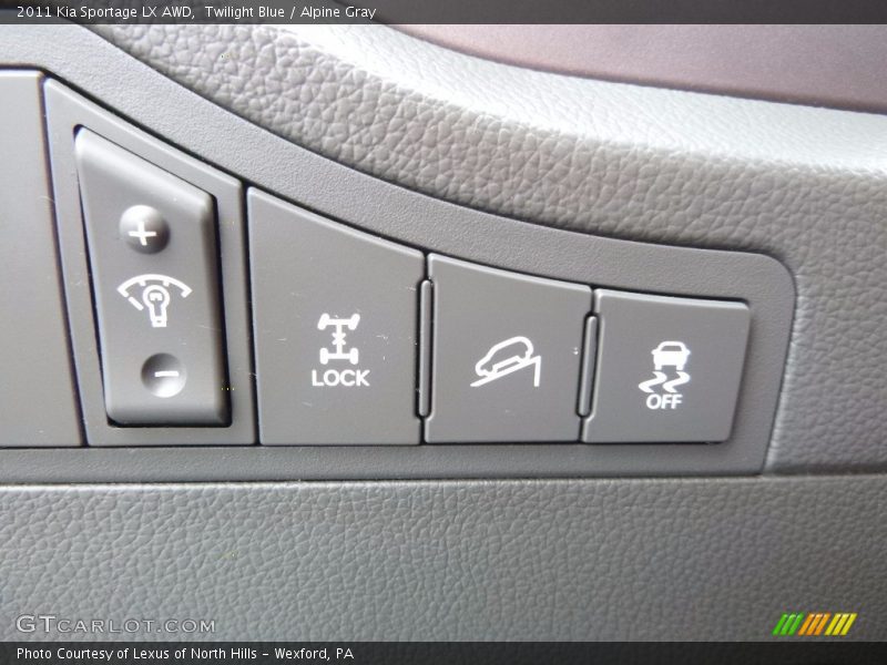 Twilight Blue / Alpine Gray 2011 Kia Sportage LX AWD